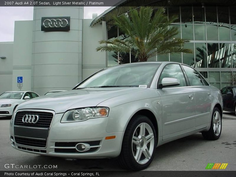 Light Silver Metallic / Platinum 2007 Audi A4 2.0T Sedan