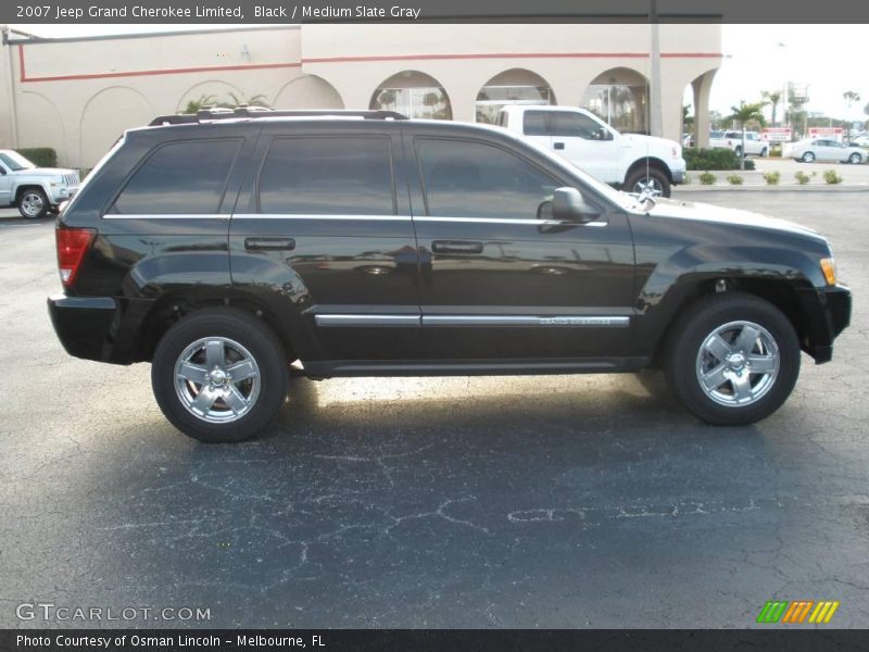 Black / Medium Slate Gray 2007 Jeep Grand Cherokee Limited