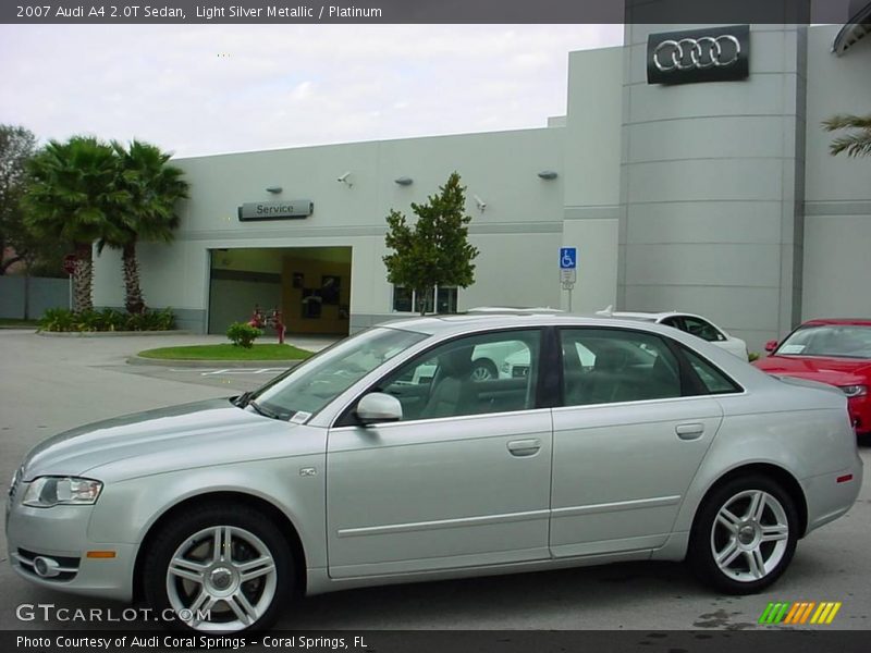 Light Silver Metallic / Platinum 2007 Audi A4 2.0T Sedan