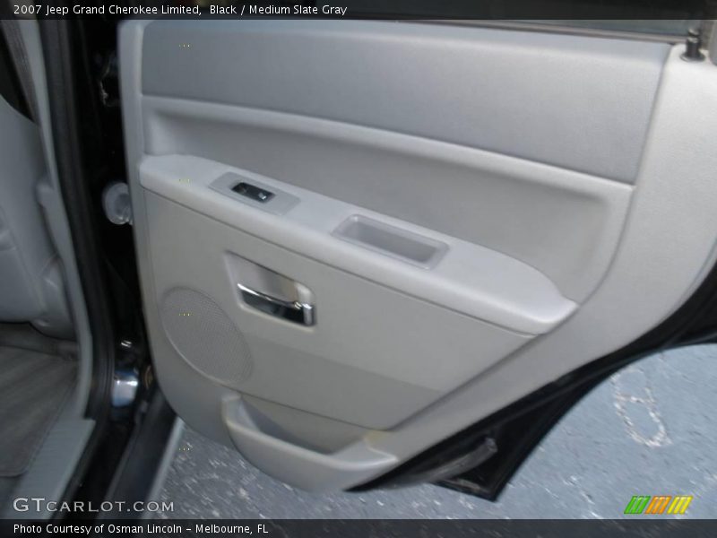 Black / Medium Slate Gray 2007 Jeep Grand Cherokee Limited
