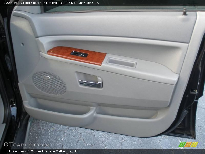 Black / Medium Slate Gray 2007 Jeep Grand Cherokee Limited