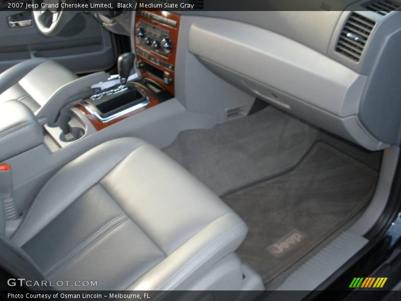 Black / Medium Slate Gray 2007 Jeep Grand Cherokee Limited