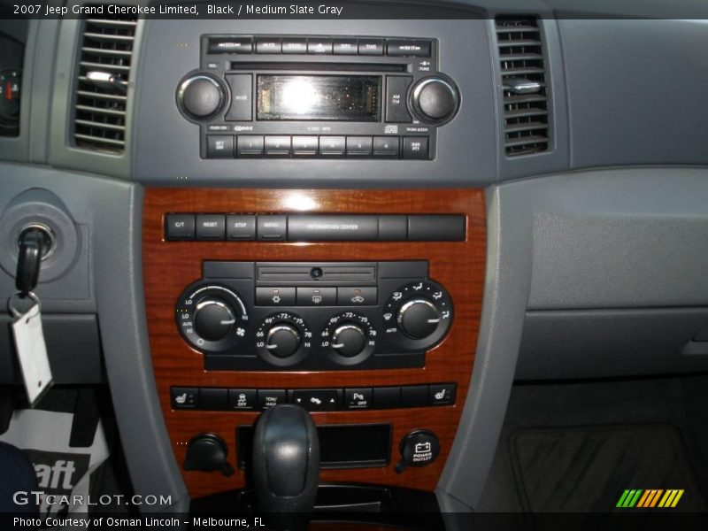 Black / Medium Slate Gray 2007 Jeep Grand Cherokee Limited