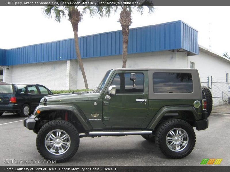 Jeep Green Metallic / Dark Khaki/Medium Khaki 2007 Jeep Wrangler Sahara 4x4