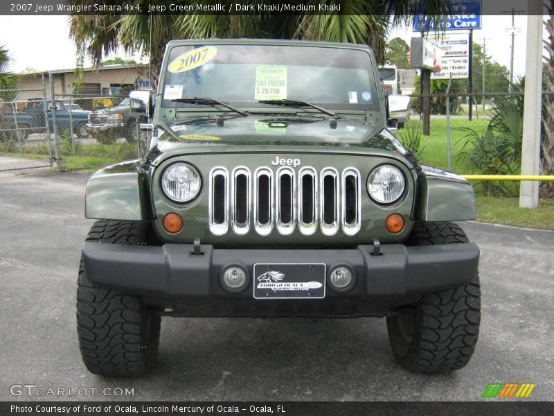 Jeep Green Metallic / Dark Khaki/Medium Khaki 2007 Jeep Wrangler Sahara 4x4