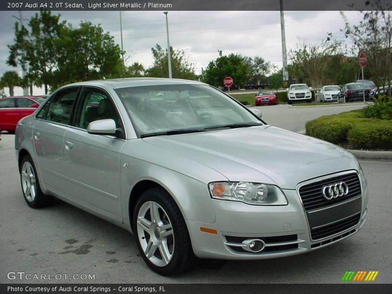 Light Silver Metallic / Platinum 2007 Audi A4 2.0T Sedan