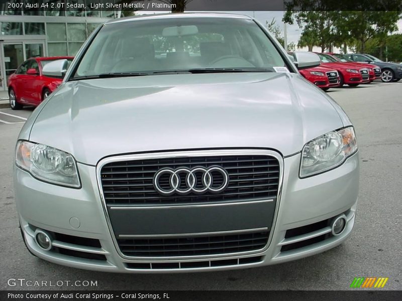 Light Silver Metallic / Platinum 2007 Audi A4 2.0T Sedan