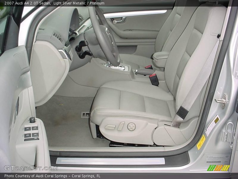 Light Silver Metallic / Platinum 2007 Audi A4 2.0T Sedan