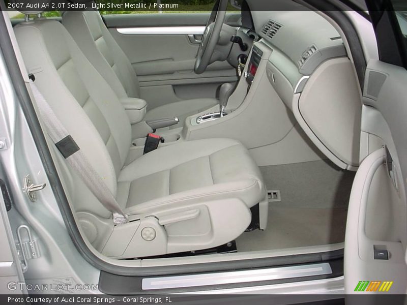 Light Silver Metallic / Platinum 2007 Audi A4 2.0T Sedan