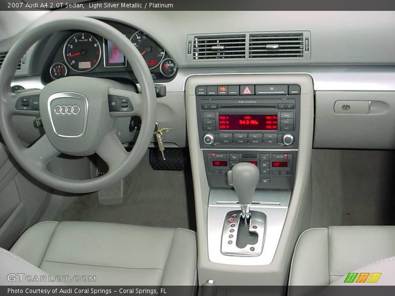 Light Silver Metallic / Platinum 2007 Audi A4 2.0T Sedan