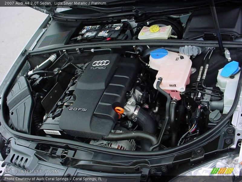 Light Silver Metallic / Platinum 2007 Audi A4 2.0T Sedan