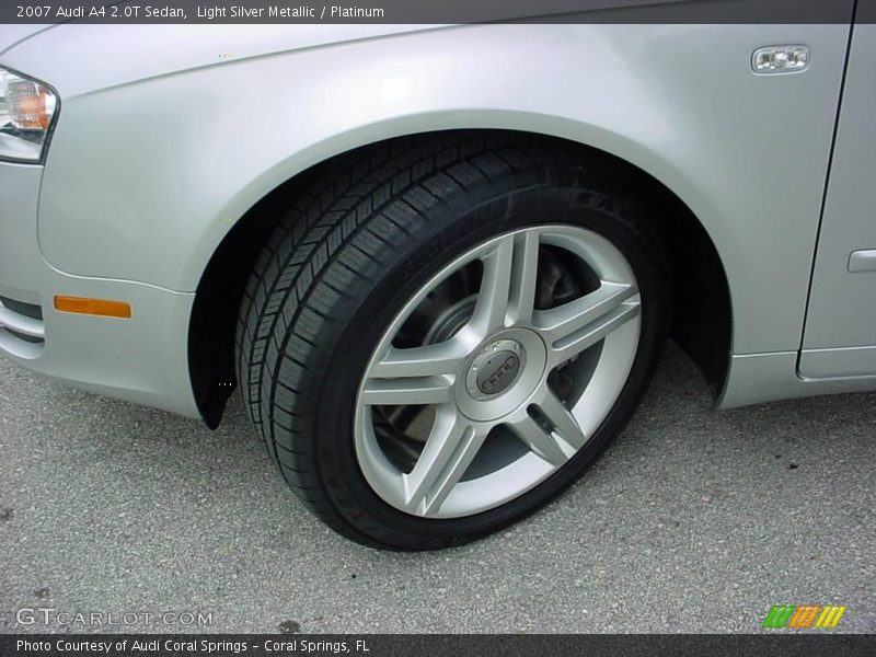 Light Silver Metallic / Platinum 2007 Audi A4 2.0T Sedan