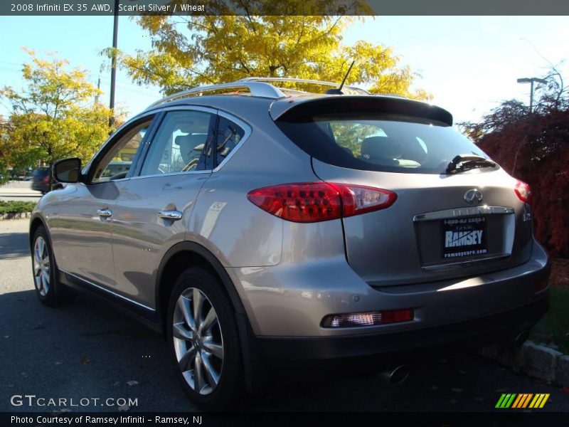 Scarlet Silver / Wheat 2008 Infiniti EX 35 AWD