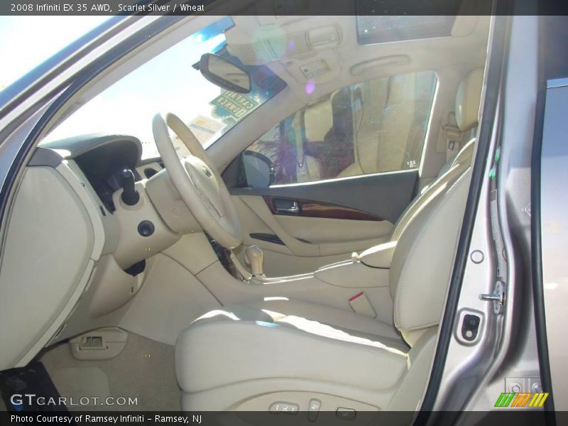 Scarlet Silver / Wheat 2008 Infiniti EX 35 AWD