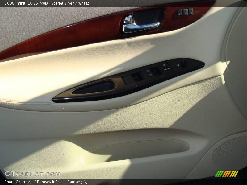 Scarlet Silver / Wheat 2008 Infiniti EX 35 AWD