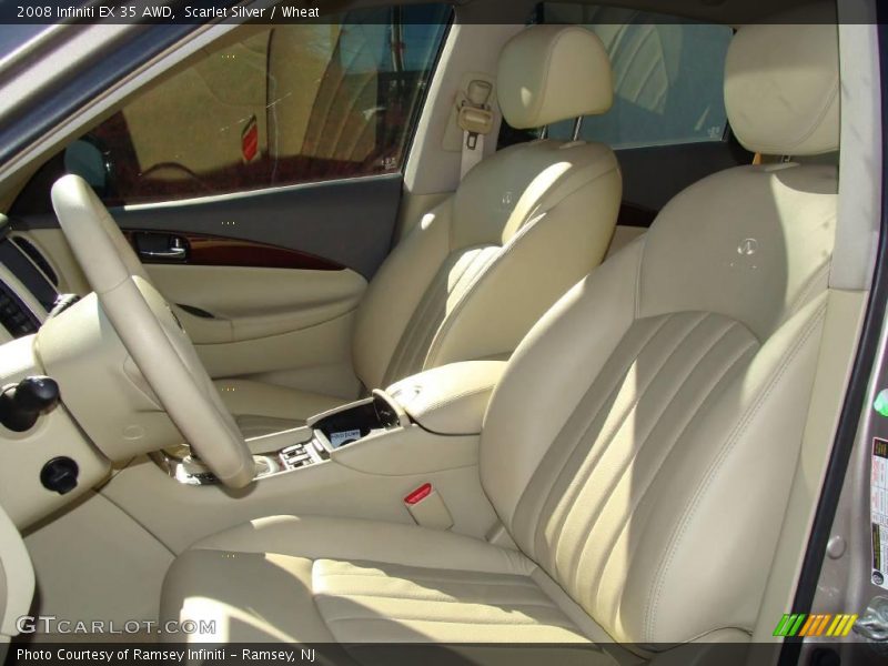 Scarlet Silver / Wheat 2008 Infiniti EX 35 AWD