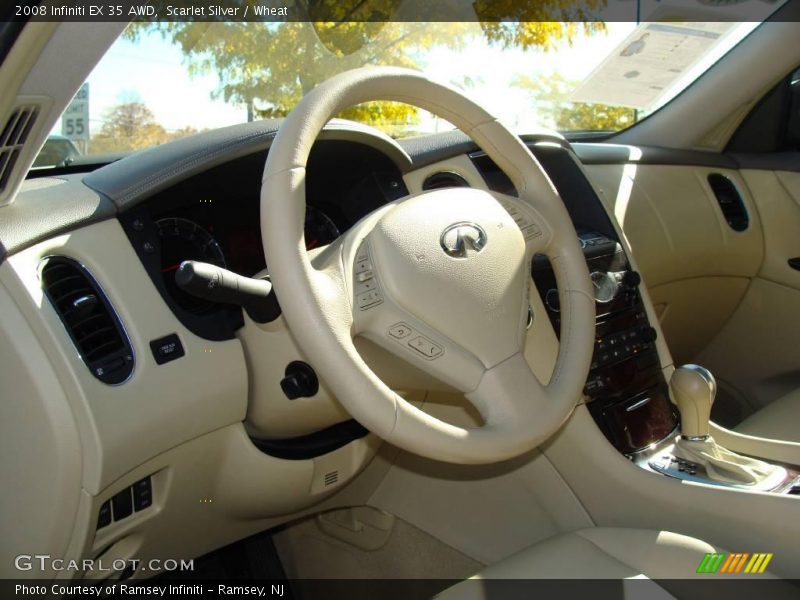 Scarlet Silver / Wheat 2008 Infiniti EX 35 AWD