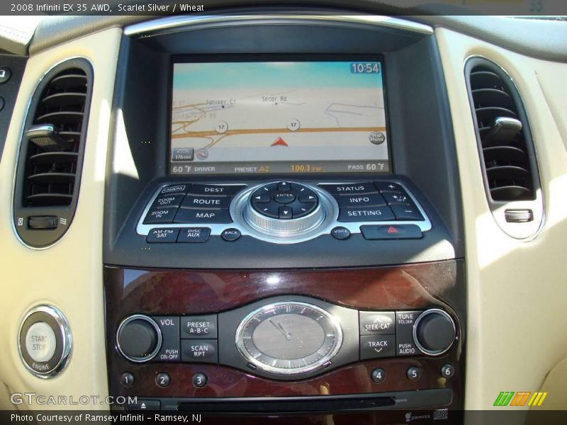 Scarlet Silver / Wheat 2008 Infiniti EX 35 AWD