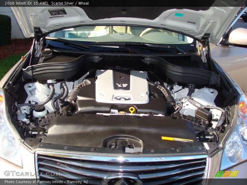 Scarlet Silver / Wheat 2008 Infiniti EX 35 AWD
