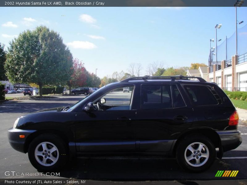 Black Obsidian / Gray 2002 Hyundai Santa Fe LX AWD