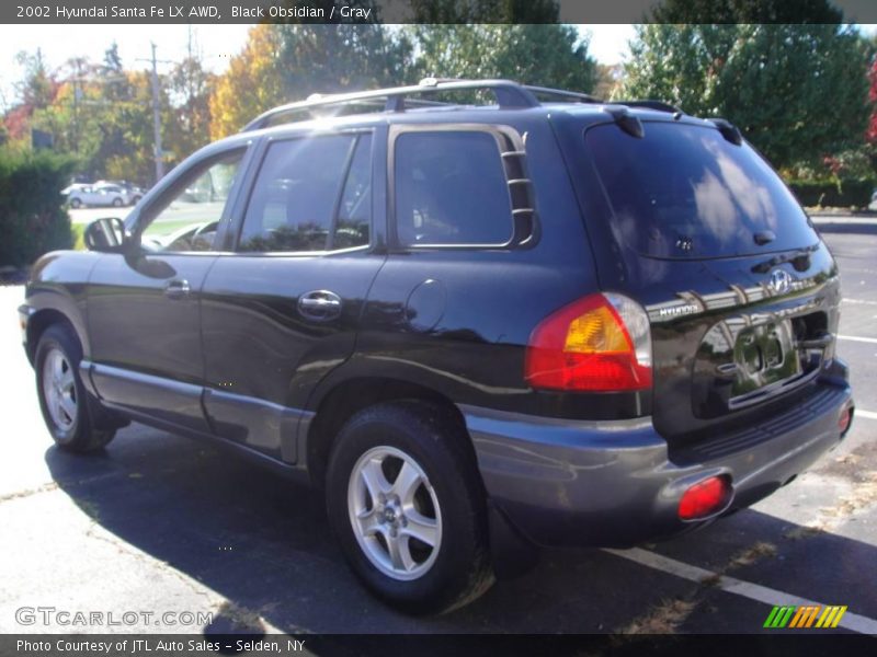 Black Obsidian / Gray 2002 Hyundai Santa Fe LX AWD
