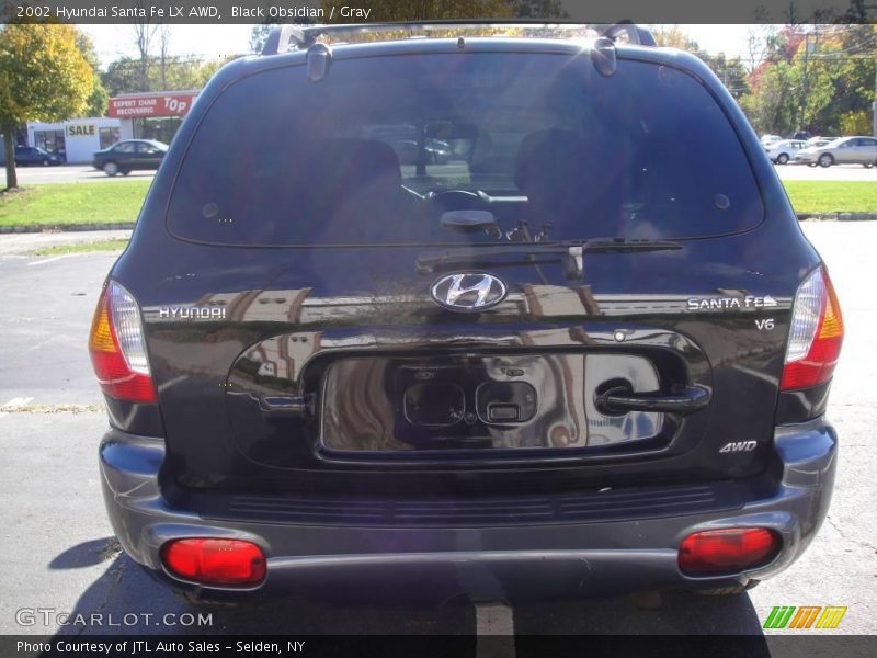 Black Obsidian / Gray 2002 Hyundai Santa Fe LX AWD