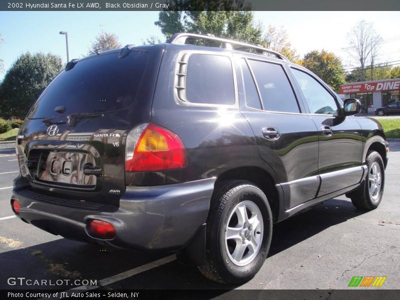 Black Obsidian / Gray 2002 Hyundai Santa Fe LX AWD