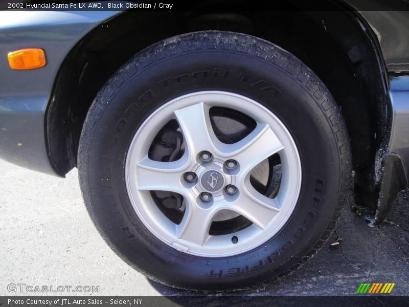 Black Obsidian / Gray 2002 Hyundai Santa Fe LX AWD