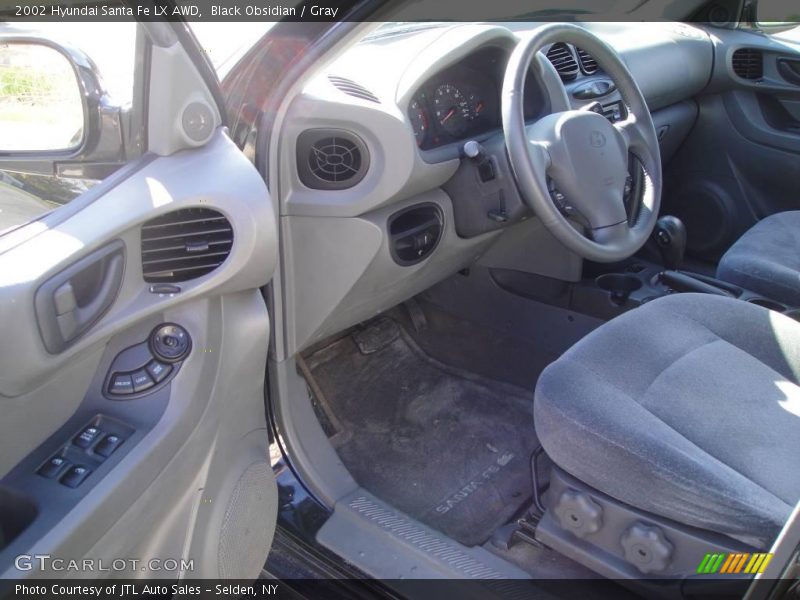 Black Obsidian / Gray 2002 Hyundai Santa Fe LX AWD