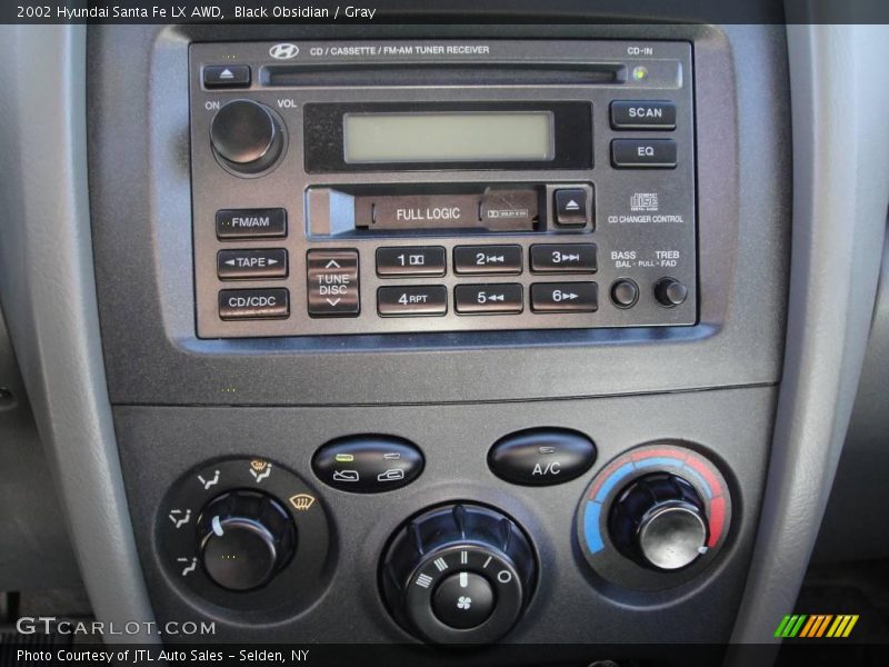 Black Obsidian / Gray 2002 Hyundai Santa Fe LX AWD
