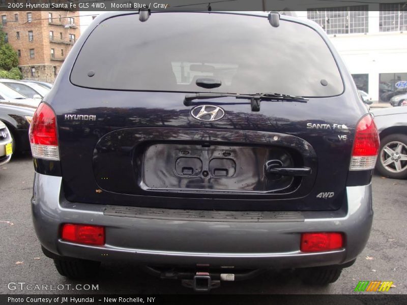 Moonlit Blue / Gray 2005 Hyundai Santa Fe GLS 4WD