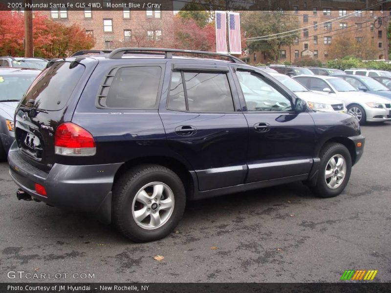 Moonlit Blue / Gray 2005 Hyundai Santa Fe GLS 4WD