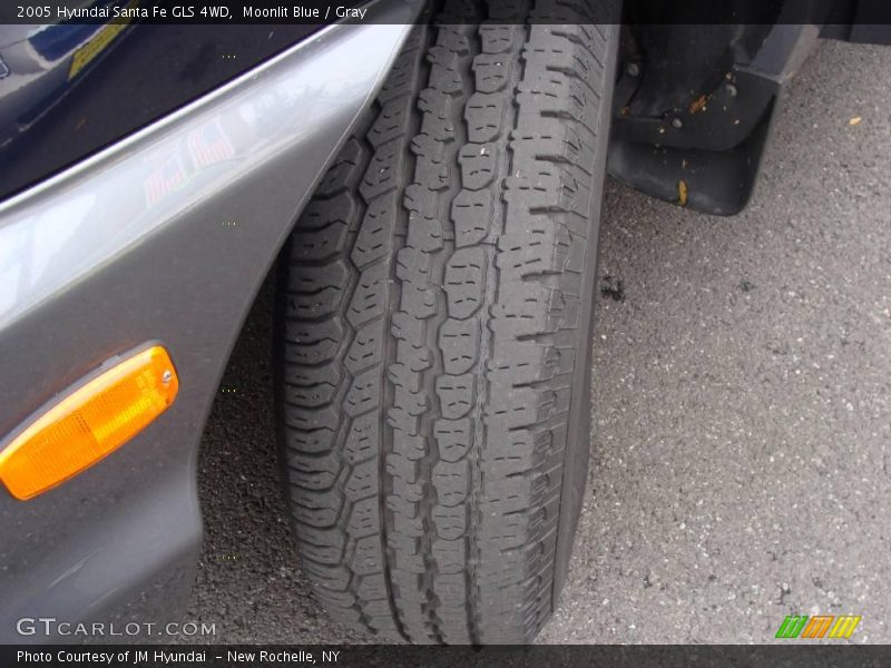 Moonlit Blue / Gray 2005 Hyundai Santa Fe GLS 4WD
