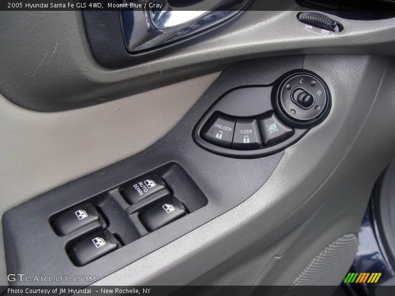Moonlit Blue / Gray 2005 Hyundai Santa Fe GLS 4WD