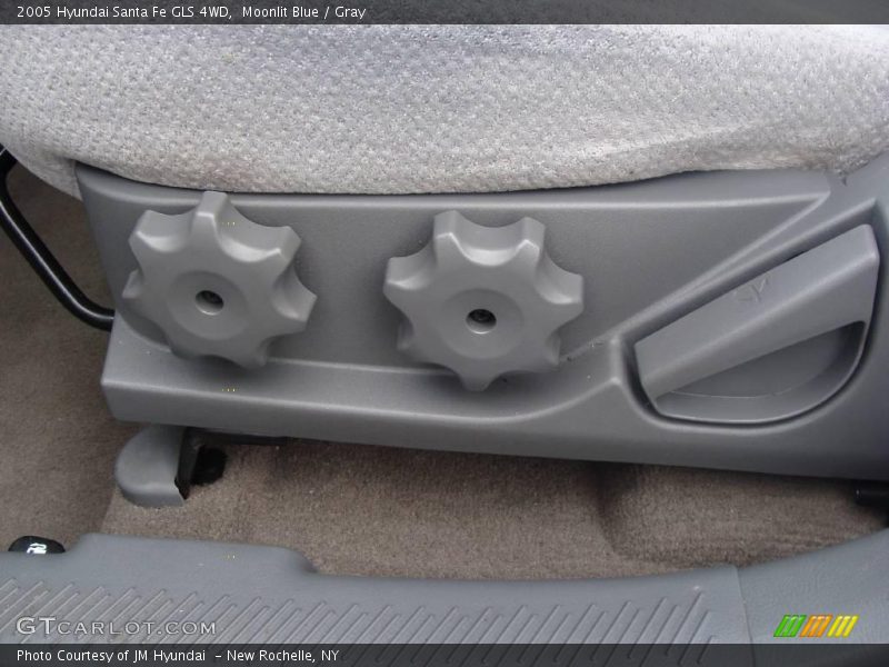 Moonlit Blue / Gray 2005 Hyundai Santa Fe GLS 4WD