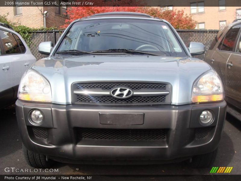 Alpine Frost / Gray 2006 Hyundai Tucson GLS V6