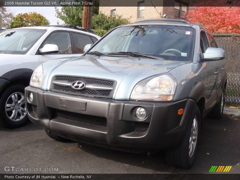 Alpine Frost / Gray 2006 Hyundai Tucson GLS V6