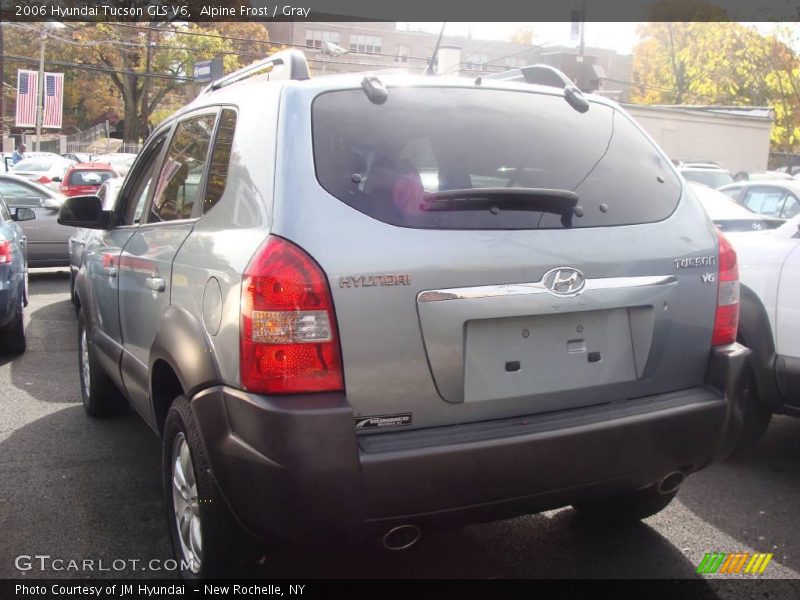 Alpine Frost / Gray 2006 Hyundai Tucson GLS V6