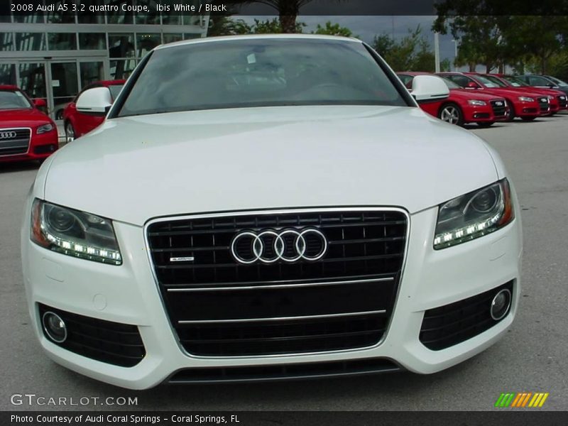 Ibis White / Black 2008 Audi A5 3.2 quattro Coupe