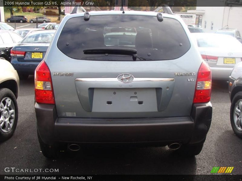 Alpine Frost / Gray 2006 Hyundai Tucson GLS V6