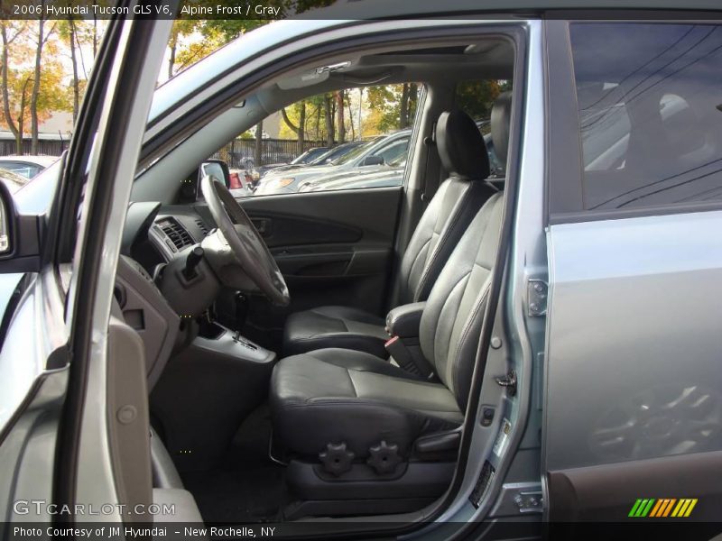 Alpine Frost / Gray 2006 Hyundai Tucson GLS V6