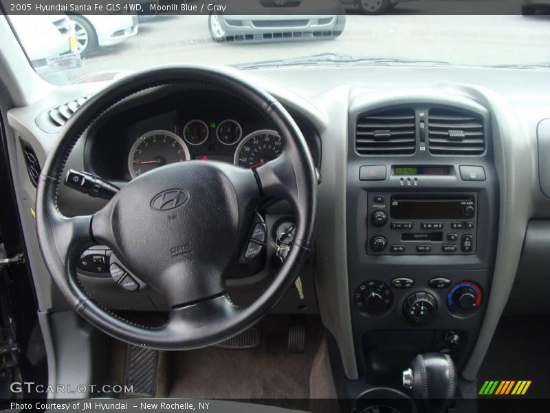 Moonlit Blue / Gray 2005 Hyundai Santa Fe GLS 4WD