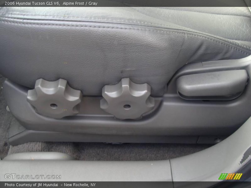 Alpine Frost / Gray 2006 Hyundai Tucson GLS V6