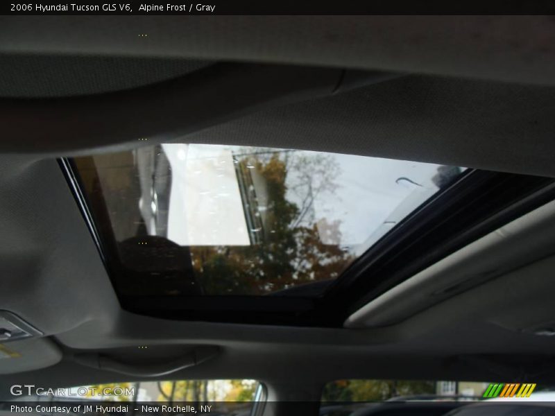 Alpine Frost / Gray 2006 Hyundai Tucson GLS V6