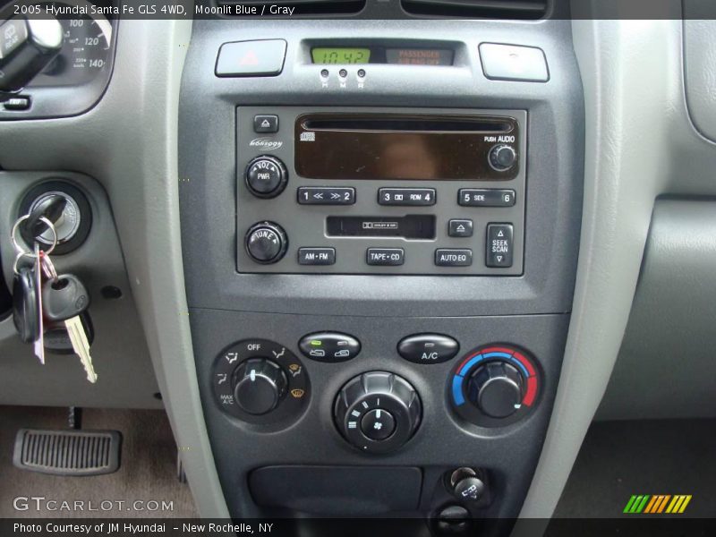Moonlit Blue / Gray 2005 Hyundai Santa Fe GLS 4WD