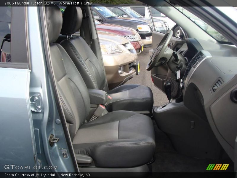 Alpine Frost / Gray 2006 Hyundai Tucson GLS V6