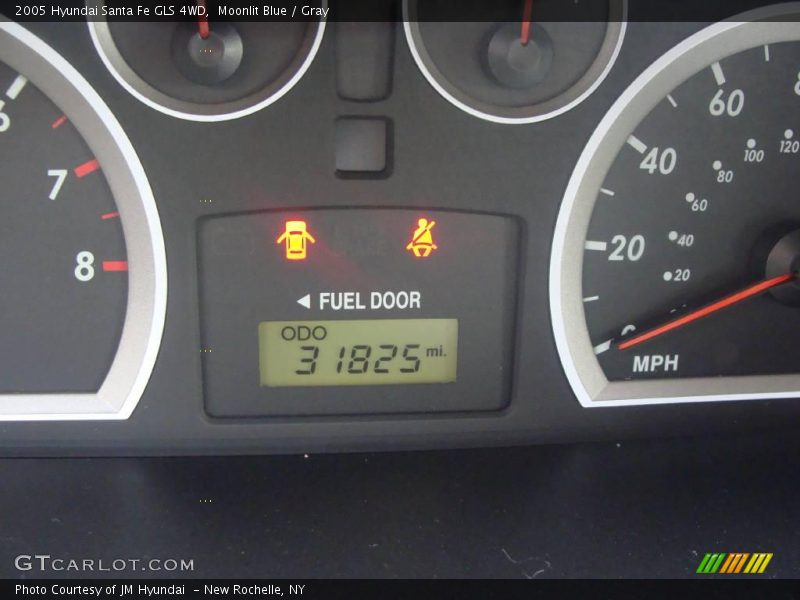 Moonlit Blue / Gray 2005 Hyundai Santa Fe GLS 4WD