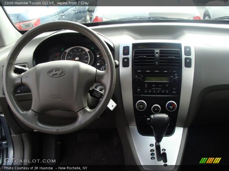 Alpine Frost / Gray 2006 Hyundai Tucson GLS V6