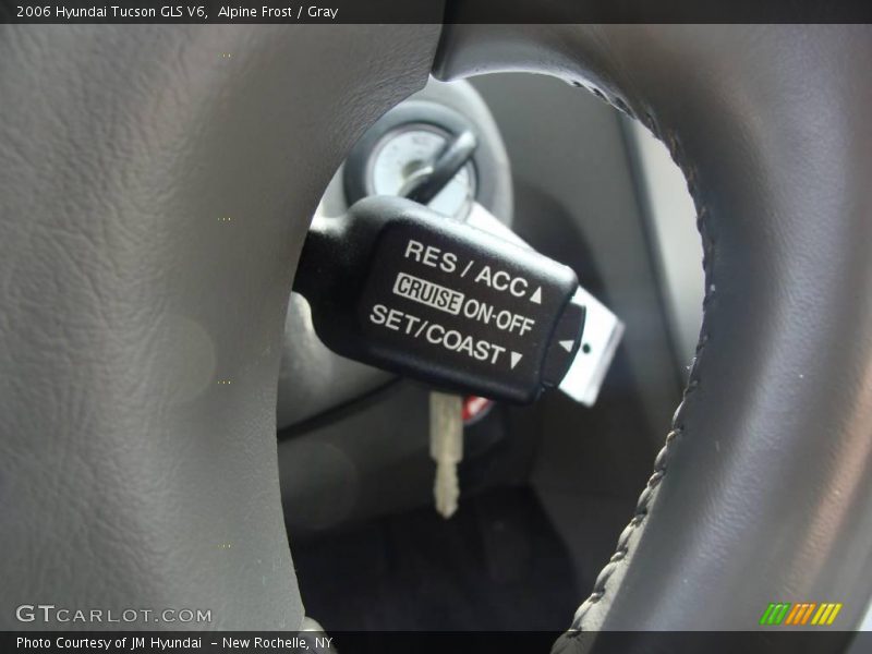 Alpine Frost / Gray 2006 Hyundai Tucson GLS V6