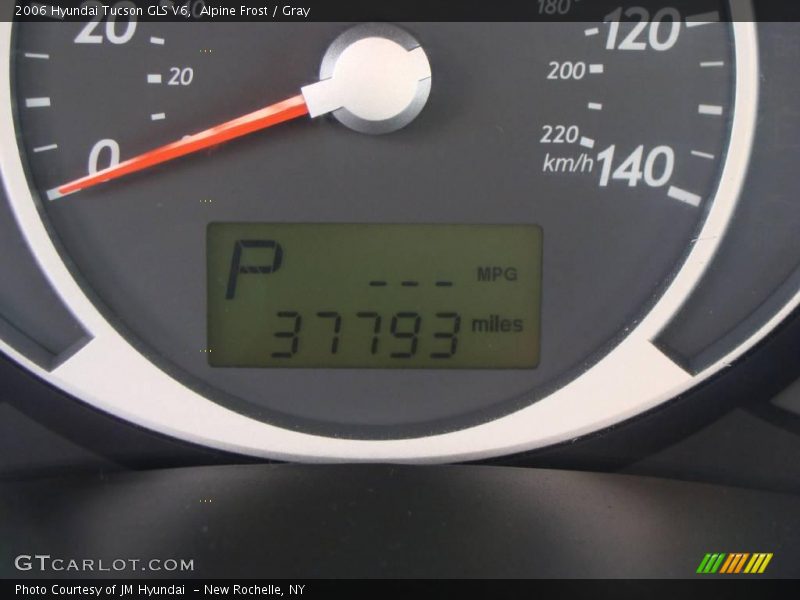 Alpine Frost / Gray 2006 Hyundai Tucson GLS V6